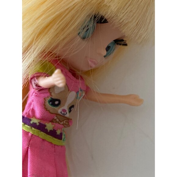 Hasbro Littlest Pet Shop LPS Blythe Doll Purple Floral Moped Scooter Side Car - Picture 14 of 16